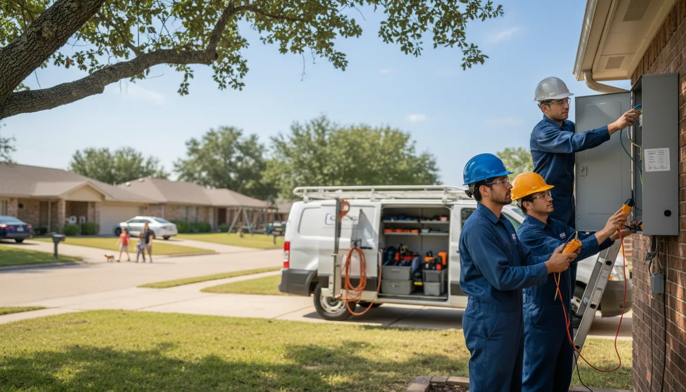 Certified electrician providing emergency electrical services in South Padre Island, TX